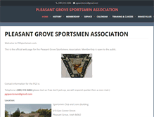 Tablet Screenshot of pgsportsmen.com